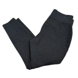 Lands' End | Women's Grey Crop Mid Rise Ponte Pant Size Small (6-8) Stretchy